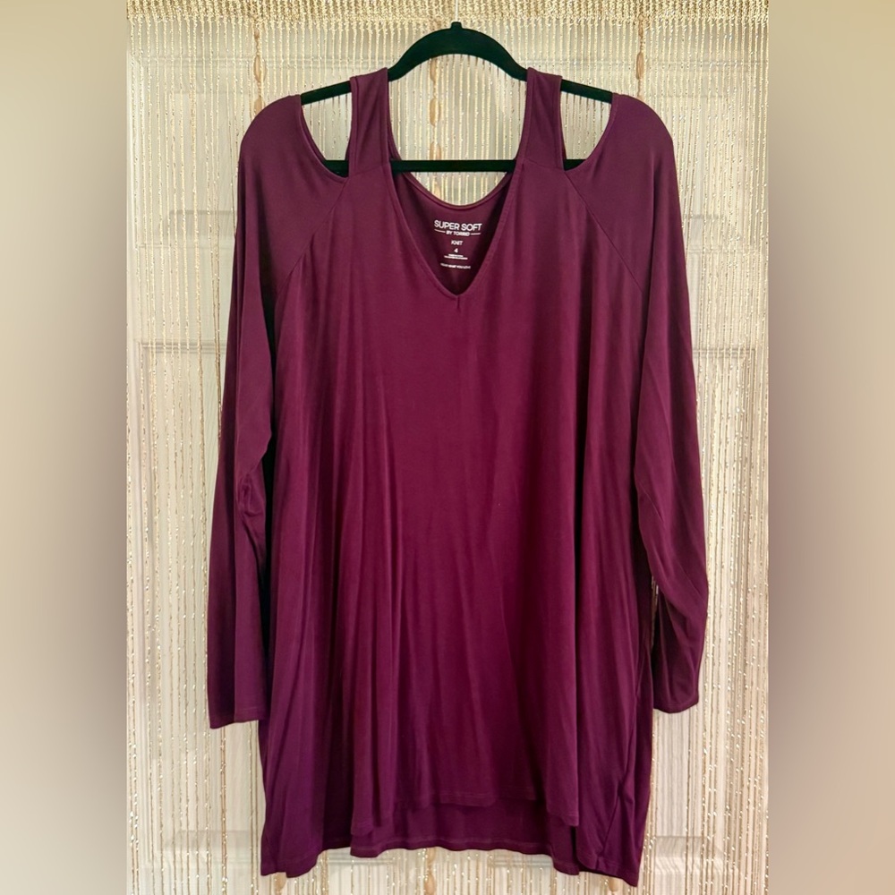 Torrid Deep Burgundy Knit Top